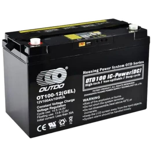 Аккумулятор для ибп Outdo OT100-12 (GEL) OT100-12GEL 100 Ач 12 В