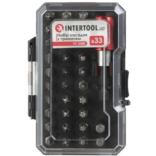 Набор бит с держателем Intertool VT-3380 32 шт.