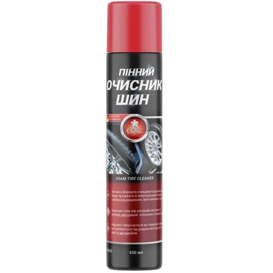 Чорнитель шин GNL Foam Tire Cleaner 12655 650 мл