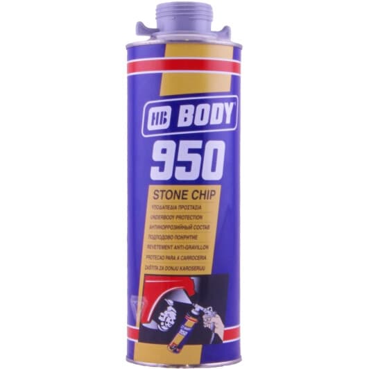 Антигравий Body 950 каучуковый серый