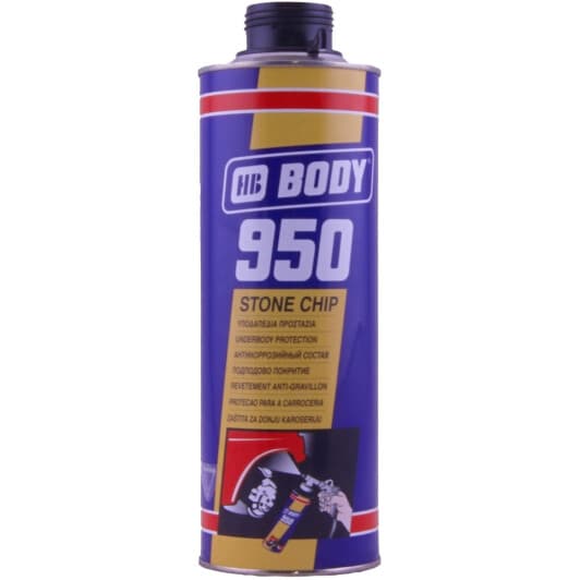 Антигравій Body 950 каучуковий чорний