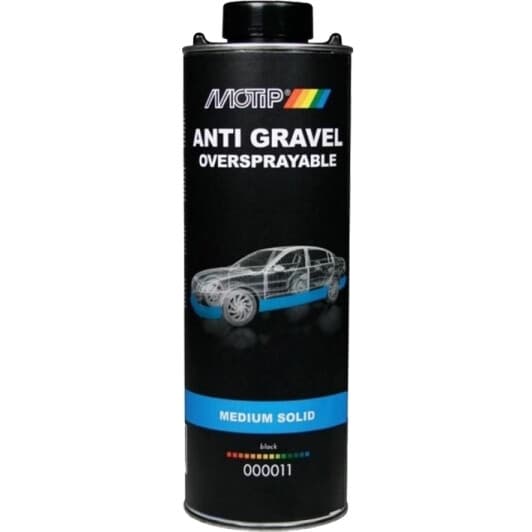 Антигравій Motip Stone Chip Spray бітумний чорний