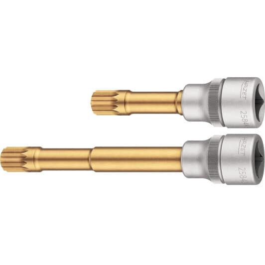 Набор торцевых головок Hazet 2584122 1/2" (2 пр.)