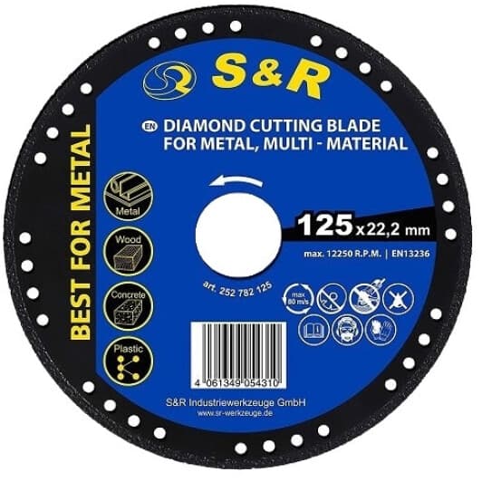 Круг відрізний S&R 252782125 125 мм