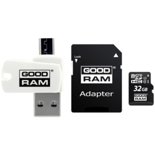 Карта пам’яті Goodram MicroSD 32 ГБ з SD-адаптером