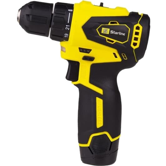 Дрель безударная Starline ST-GPT01003 аккумуляторная (1 аккумулятор + ЗУ)