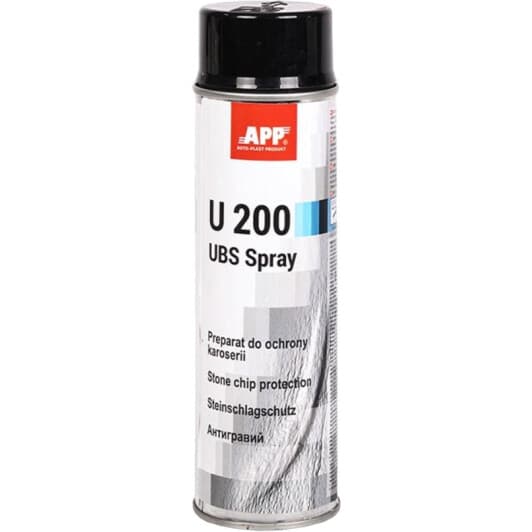 Антигравий App U200 UBS каучуковая черный