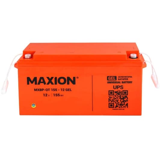 Акумулятор для дбж Maxion MXBPOT15512GEL 155 Аг 12 В