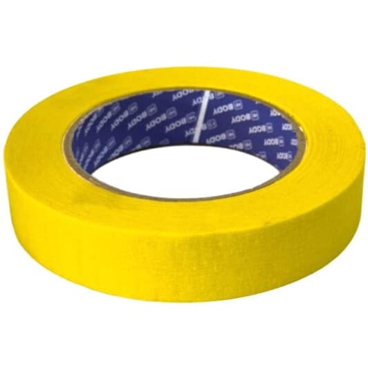 Малярний скотч Body Masking Tape 0200300024 на паперовій основі 24 мм x 45 м