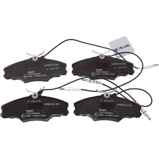 LP985 Delphi Тормозные колодки для Peugeot 406