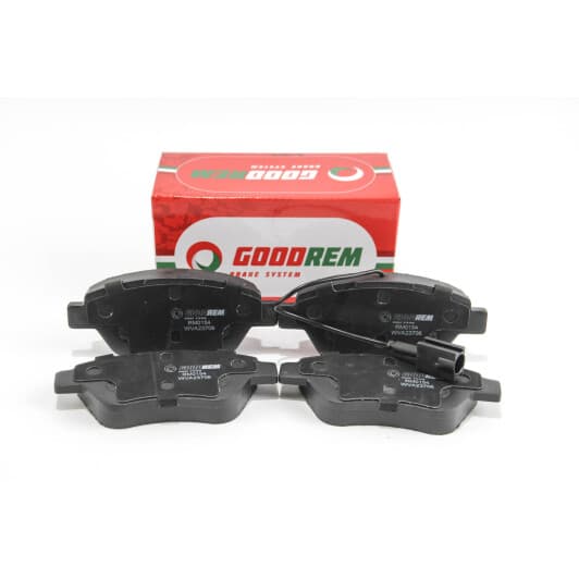 rm0154 Goodrem гальмівні колодки пер. doblo 01- (bosch) (122.8x53.6) з датчиком