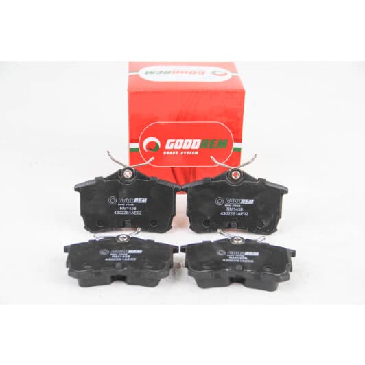 rm1458 Goodrem гальмівні колодки зад. honda accord 98-08 (trw)