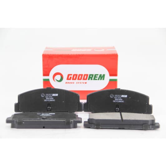 rm1400 Goodrem гальмівні колодки зад. mazda 323 626 94-04 (akebono)