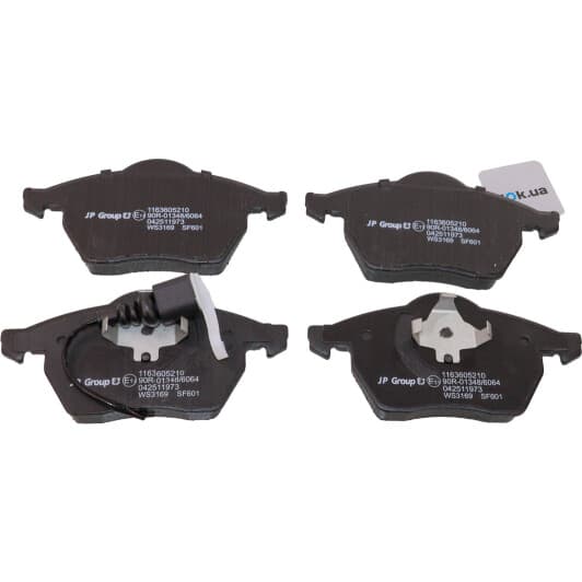 1163605210 JP Group Гальмівні колодки