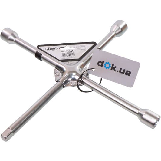 Ключ балонний JBM 51661 хрестовий 17x19x21 мм