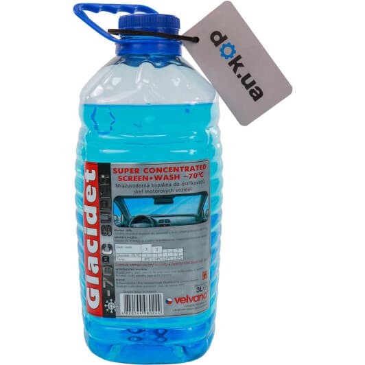 Концентрат омывателя VELVANA Glacidet зимний -70 °С лимон (3 л)