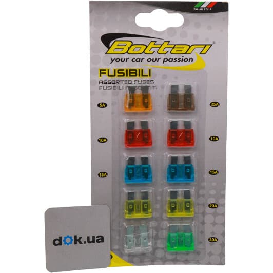 Набір запобіжників Bottari 30112-IS FT midi (normal) 10 шт.
