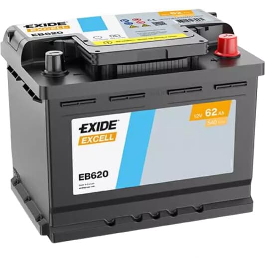 Аккумулятор Exide 6 CT-62-R Excell EB620
