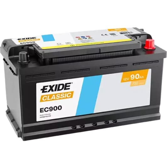 Аккумулятор Exide 6 CT-90-R Classic EC900