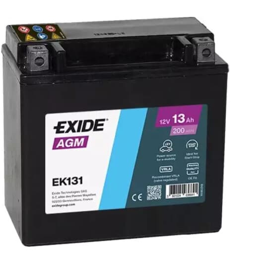 Акумулятор Exide 6 CT-13-L AGM EK131