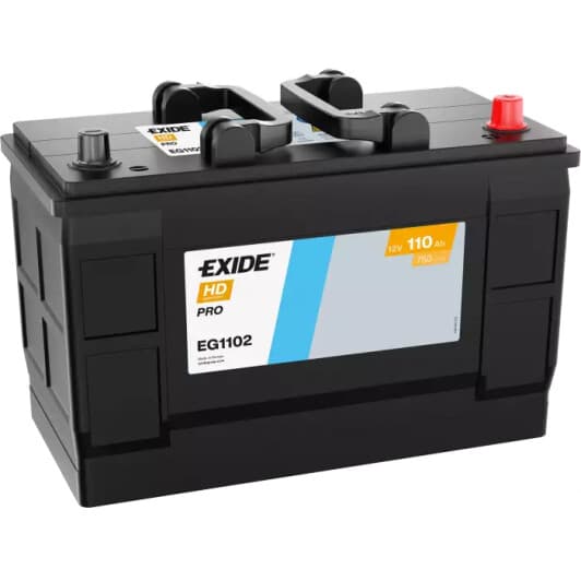Аккумулятор Exide 6 CT-110-R HD Pro EG1102