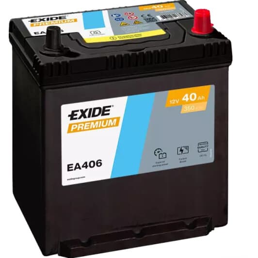Аккумулятор Exide 6 CT-40-R Premium EA406