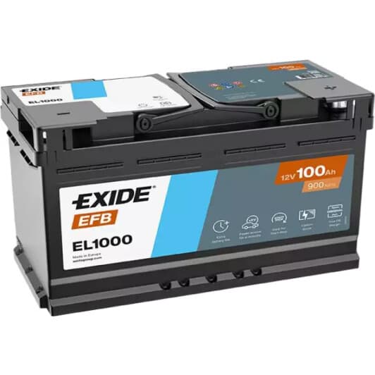 Аккумулятор Exide 6 CT-100-R EFB EL1000