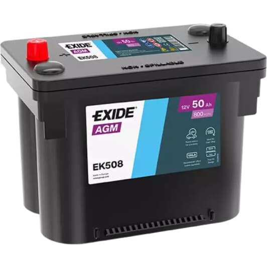 Акумулятор Exide 6 CT-50-L AGM EK508
