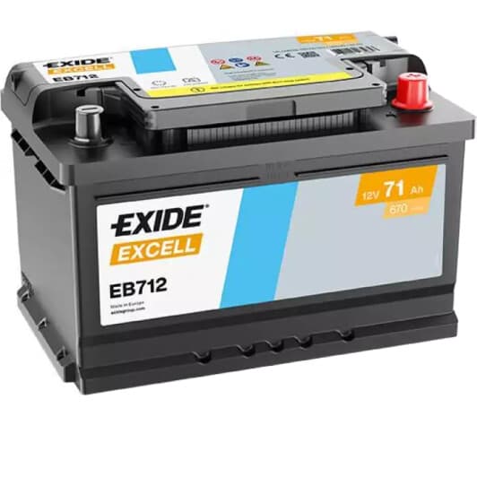 Акумулятор Exide 6 CT-71-R Excell EB712
