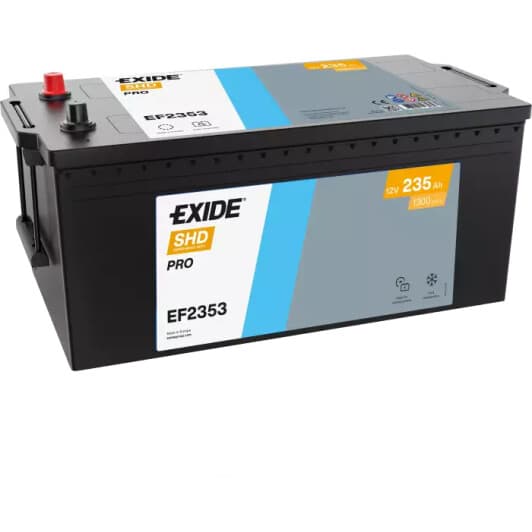 Аккумулятор Exide 6 CT-235-L SHD Pro EF2353