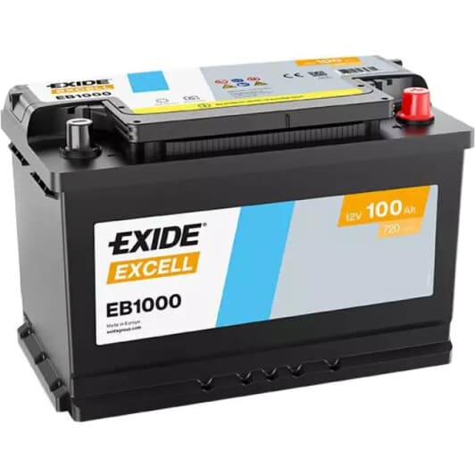 Акумулятор Exide 6 CT-100-R Excell EB1000