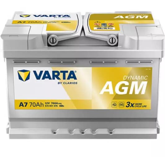 Аккумулятор Varta 6 CT-70-R Dynamic AGM 570901076