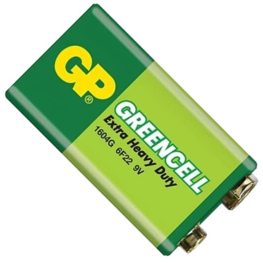 Батарейка GP Greencell Extra Heavy Duty 1604GLF PP3 (Krona) 9 V 1 шт