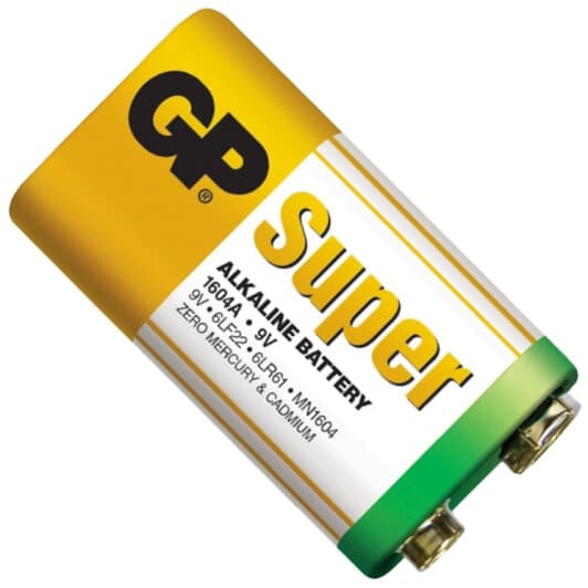 Батарейка GP Super Alkaline 25-1028 PP3 (Krona) 9 V 1 шт