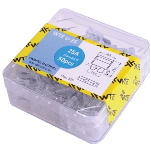 Набір запобіжників WTE WTE-U25 FT midi (normal) 50 шт.