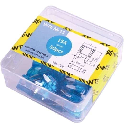 Набір запобіжників WTE WTE-M15 FN mini 50 шт.