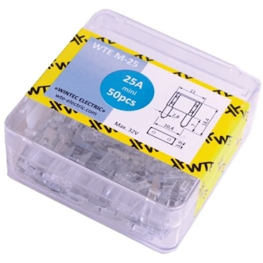 Набір запобіжників WTE WTE-M25 FN mini 50 шт.
