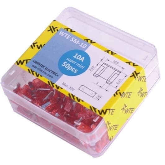 Набір запобіжників WTE WTE-SM10 FL mini 50 шт.