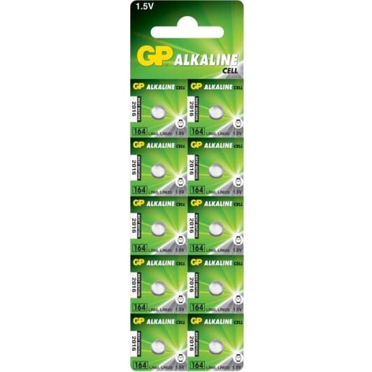 Батарейка GP Alkaline cell 00000055688 LR60 1,5 V 10 шт