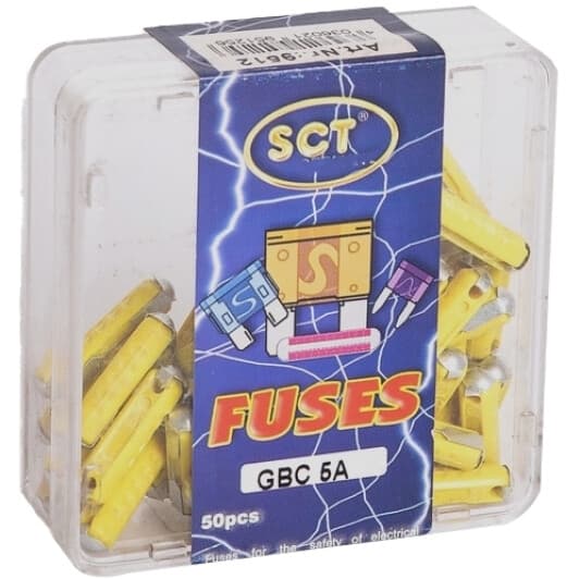 Набір запобіжників SCT Germany 9512 FC 50 шт.