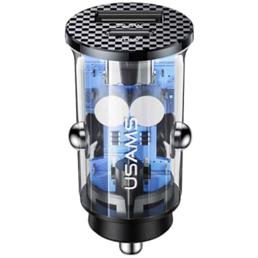 USB зарядка в авто Usams C25 CC127CC01