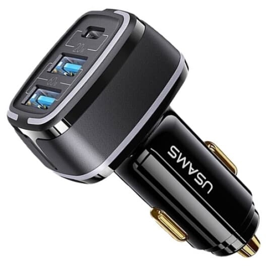 USB зарядка в авто Usams C24 US-CC142