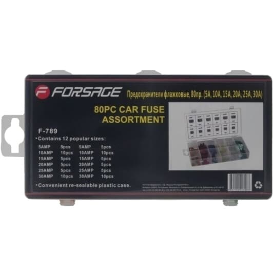 Набір запобіжників Forsage F-789 FN FT mini 80 шт.