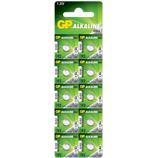 Батарейка GP Alkaline cell 192-U10 LR41 1,5 V 10 шт