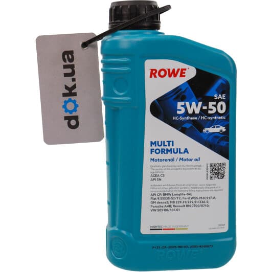 Rowe Multi Formula 5W-50 (1 л) моторное масло