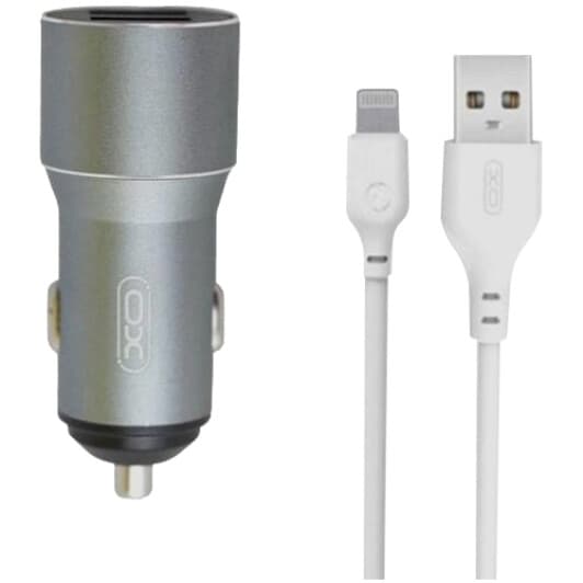 USB зарядка в авто XO TZ09 XO-TZ09L-GR