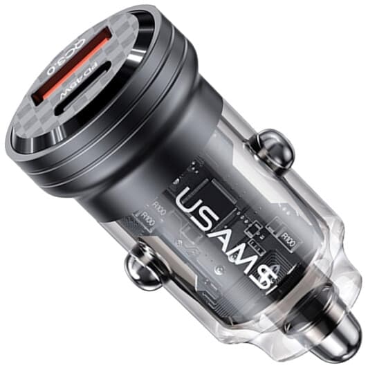 USB зарядка в авто Usams US-CC175 6958444904160