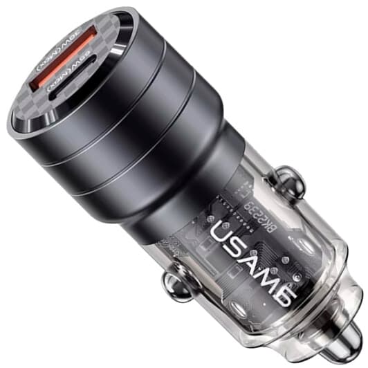 USB зарядка в авто Usams US-CC176 6958444904511
