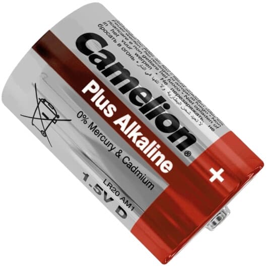 Батарейка Camelion Plus ALKALINE 11000220 D 1,5 V 2 шт