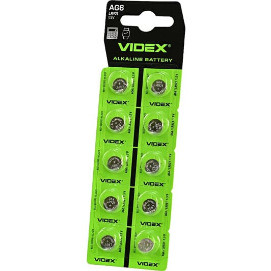 Батарейка Videx АG6 LR69 1,5 V 10 шт